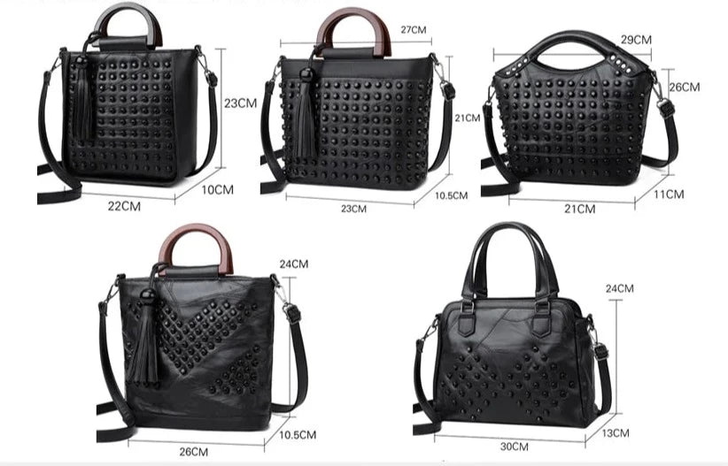 Women's Luxury Rivet Bag