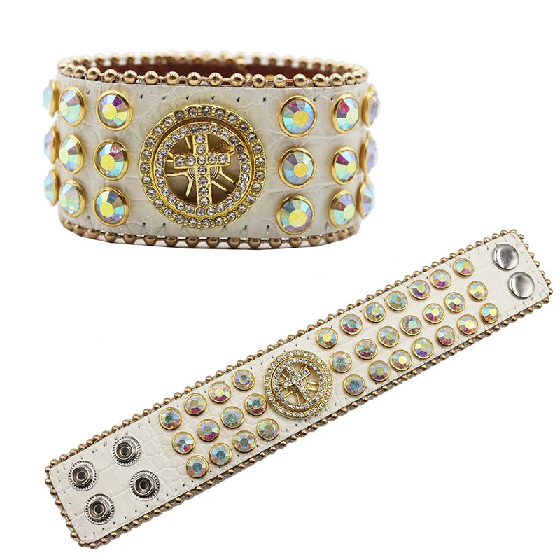 Decompression Rhinestone Bracelet