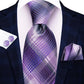 Light Purple Silk Tie Set