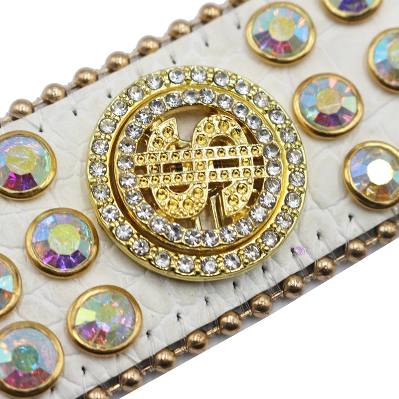 Decompression Rhinestone Bracelet