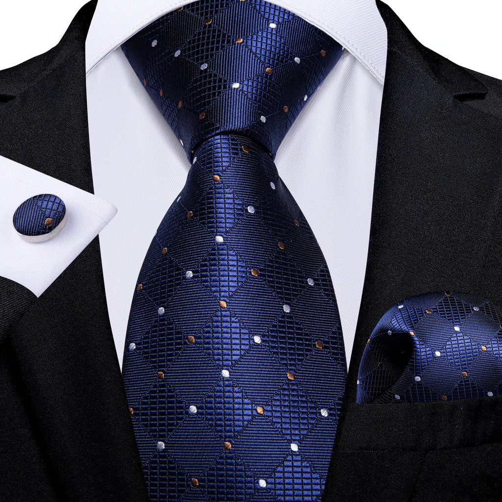 Men's Royal Blue Tie Set