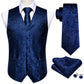 Silk Men's Vests Tie Set