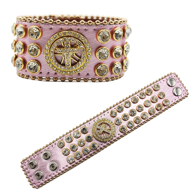 Decompression Rhinestone Bracelet