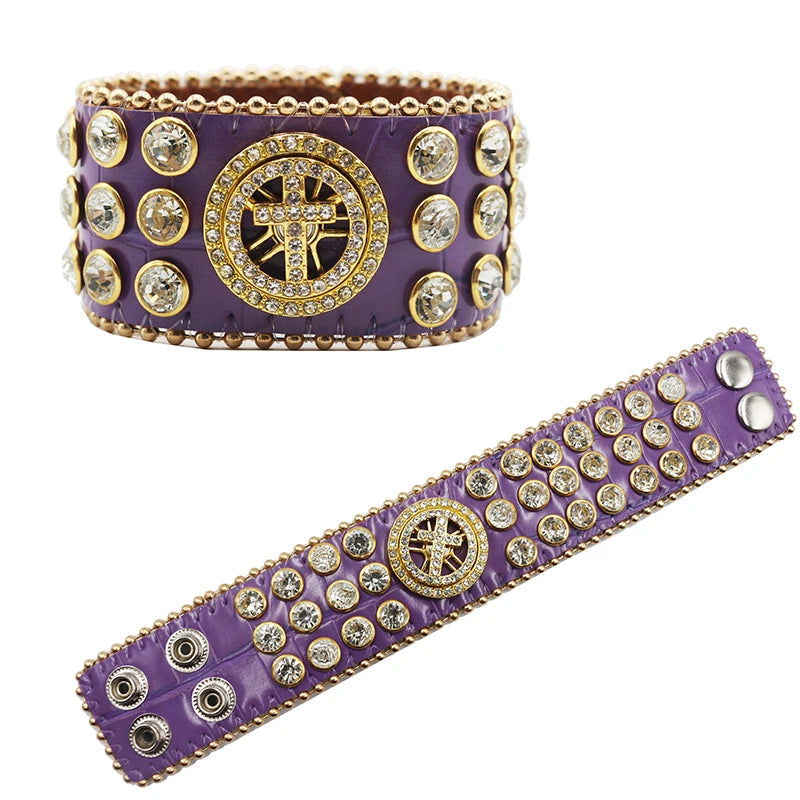 Decompression Rhinestone Bracelet