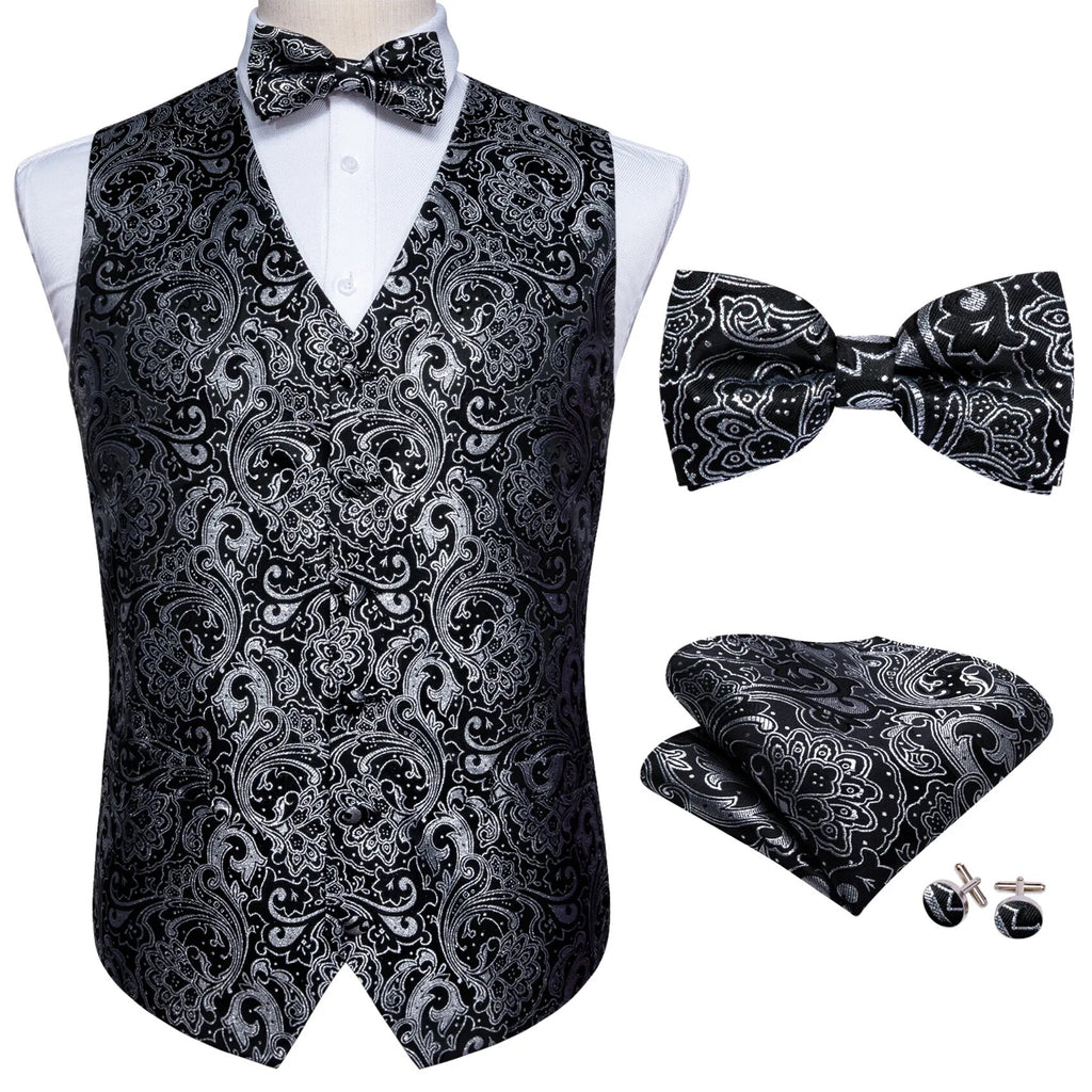 Silk Waistcoat Vest Set