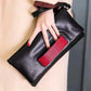 Serpentine Pattern Genuine Leather Clutch Bag