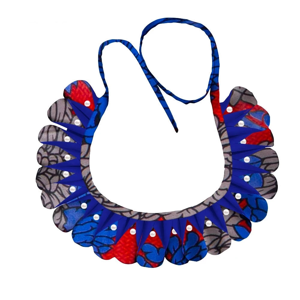 Triangle Ankara Fabric Necklace