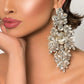 Temperament Oversized Rhinestone Earrings