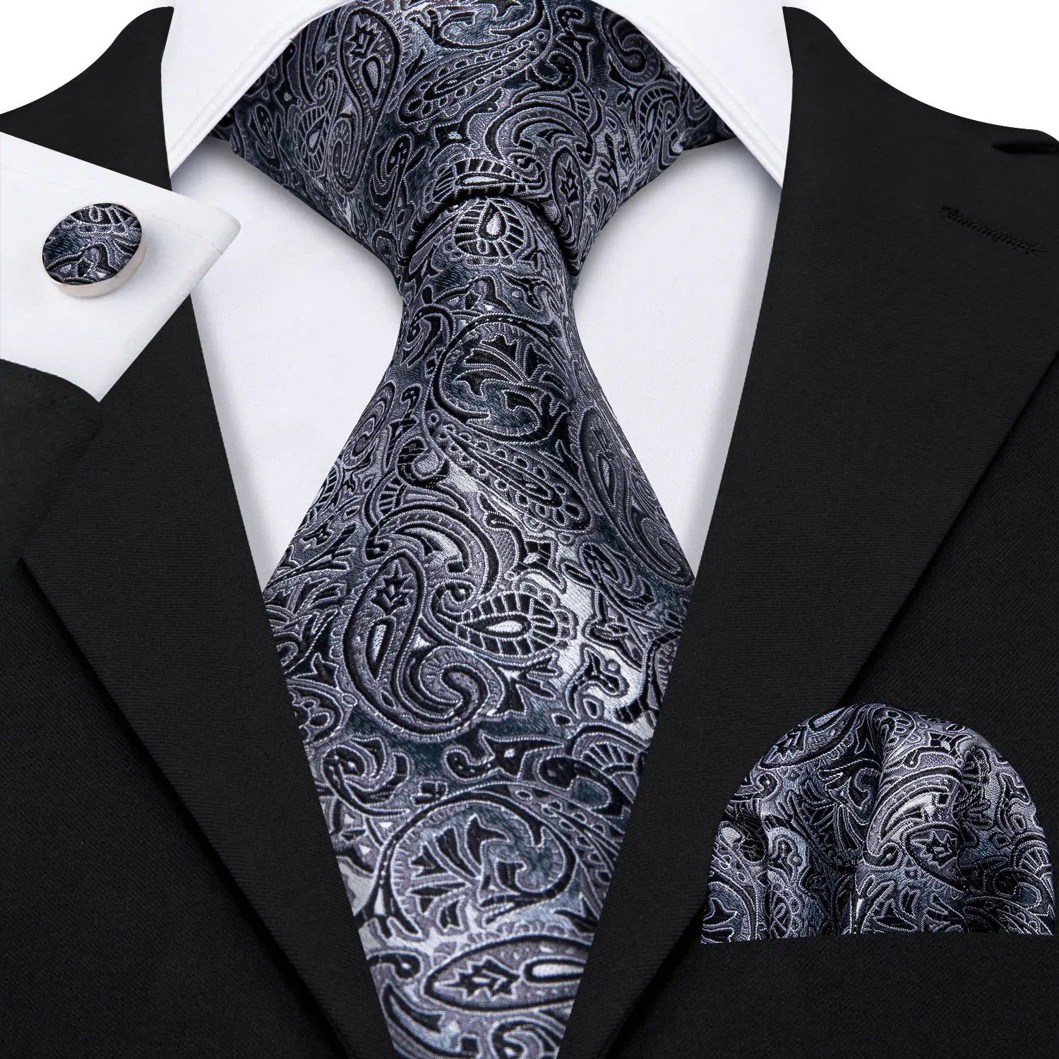 Jacquard Silk Men's Tie Set