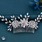 Flower Bridal Headpiece with Comb