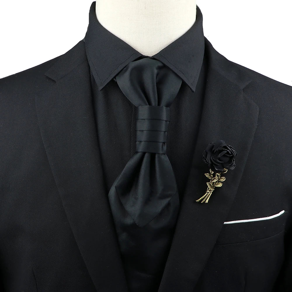 Paisley Tie & Brooch Set