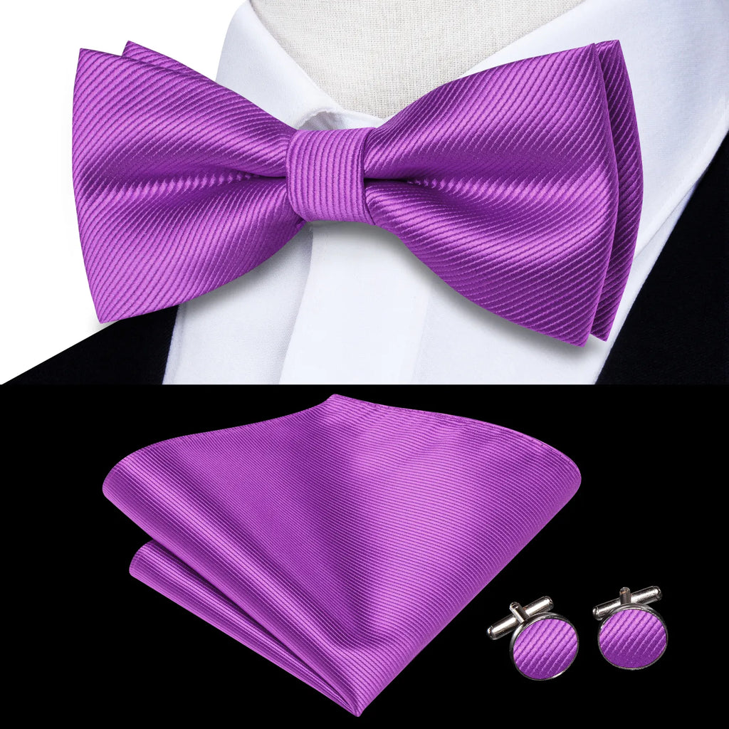 Bowtie Jacquard Adult Bow Tie Set