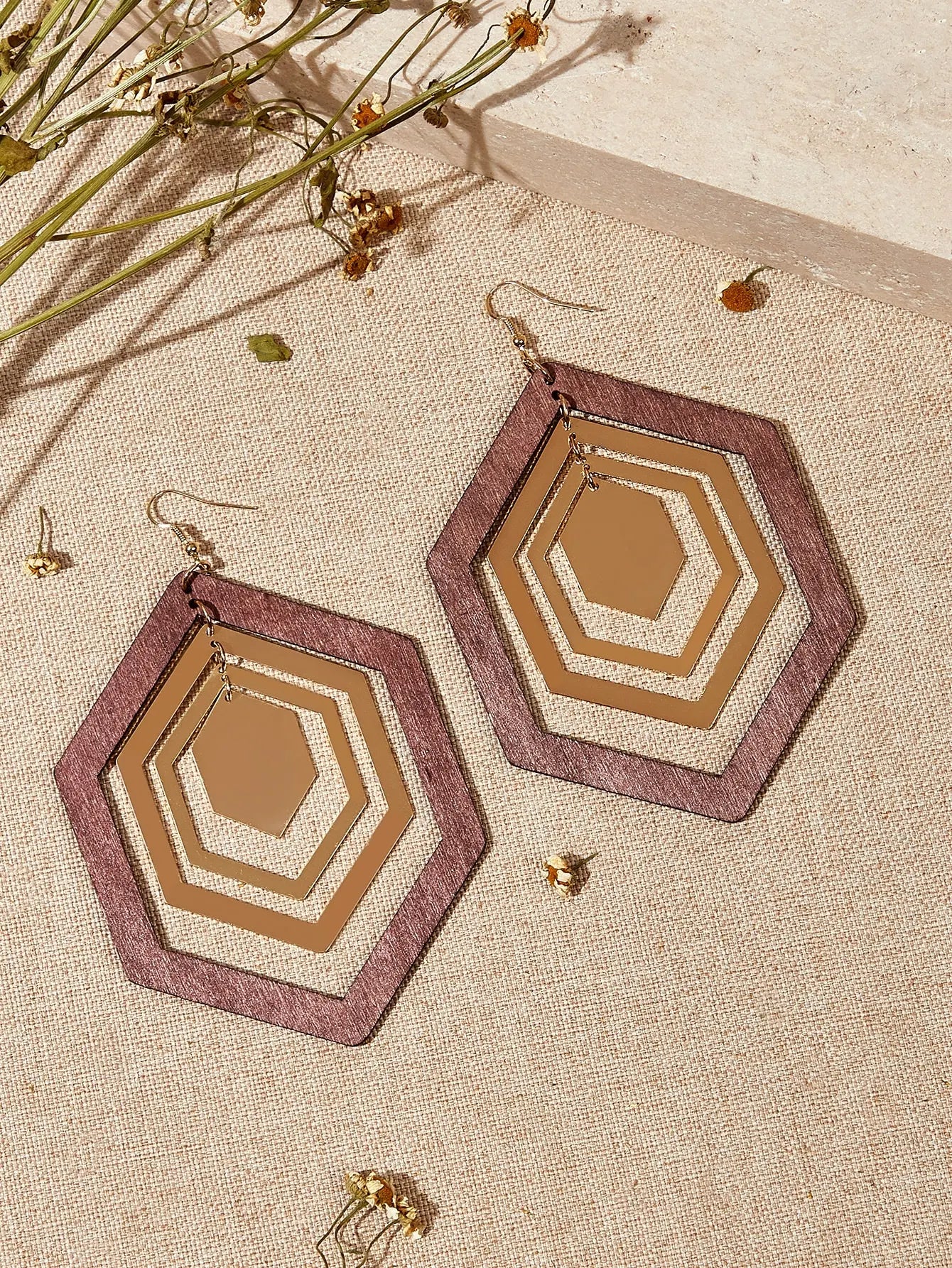 Quadrilateral Earrings