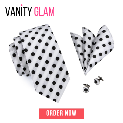 Silk Polka Dot Ties Set