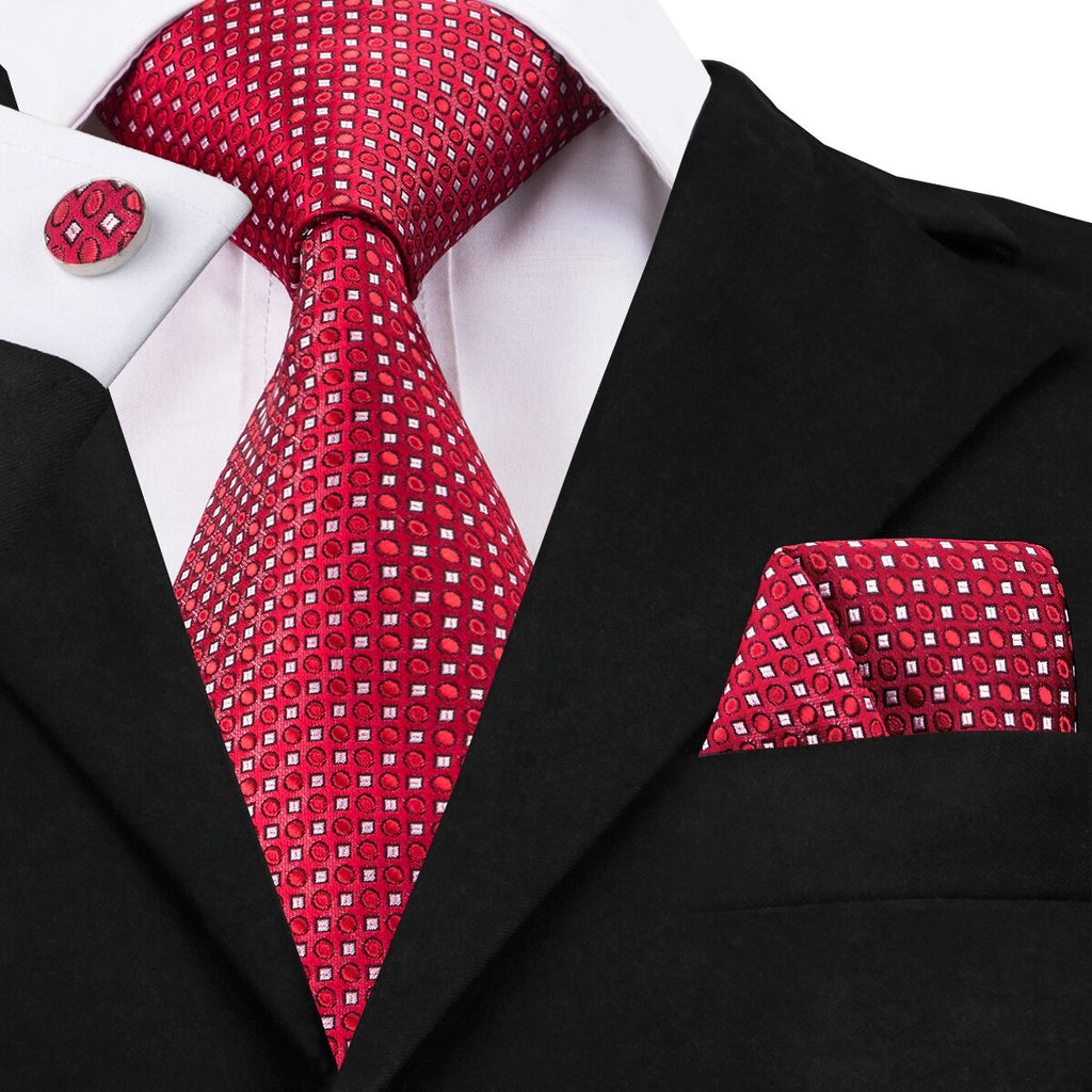 Silk Polka Dot Ties Set