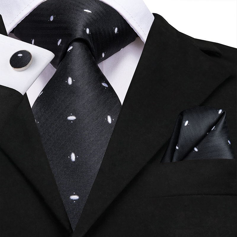 Silk Polka Dot Ties Set