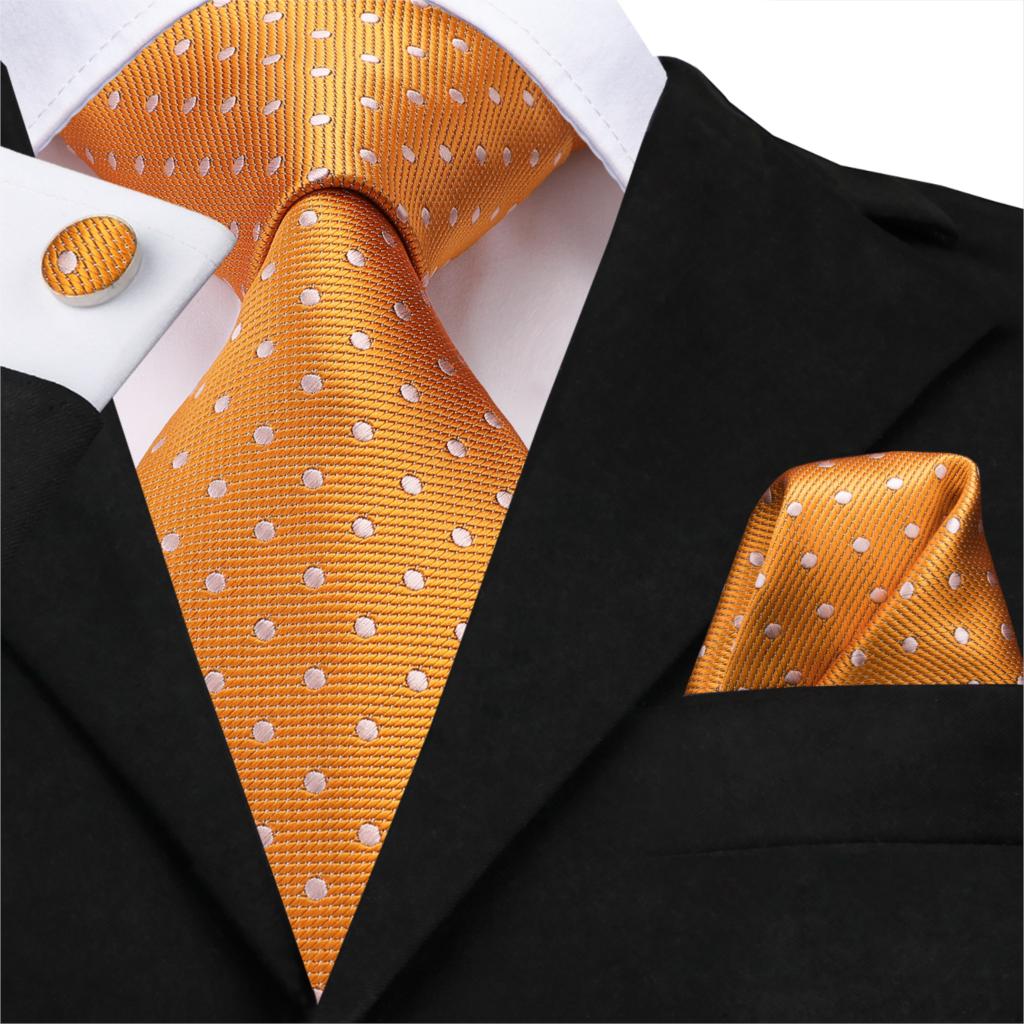Silk Polka Dot Ties Set
