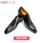 Men’s Business Casual Leather Loafers – Slip-On Buckle Dress Shoes for Office & Formal Wear a
