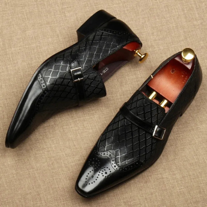 Social Suit Buckle Loafers