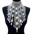 Stunning Crystal Rhinestones Chain Necklace