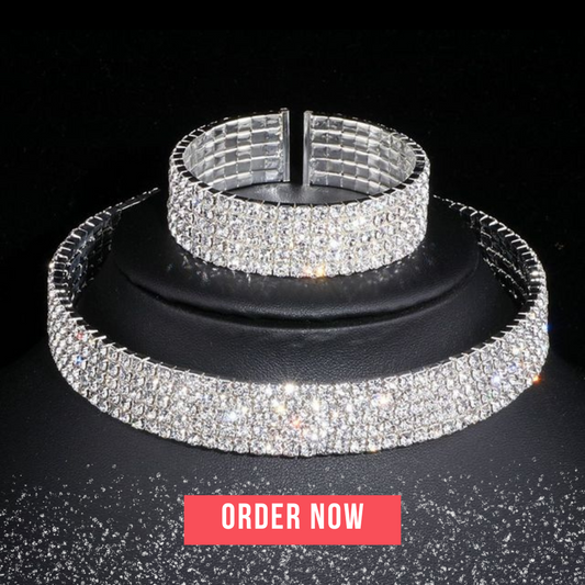 Tassel Crystal Jewelry Set