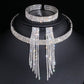 Tassel Crystal Jewelry Set