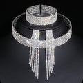 Tassel Crystal Jewelry Set
