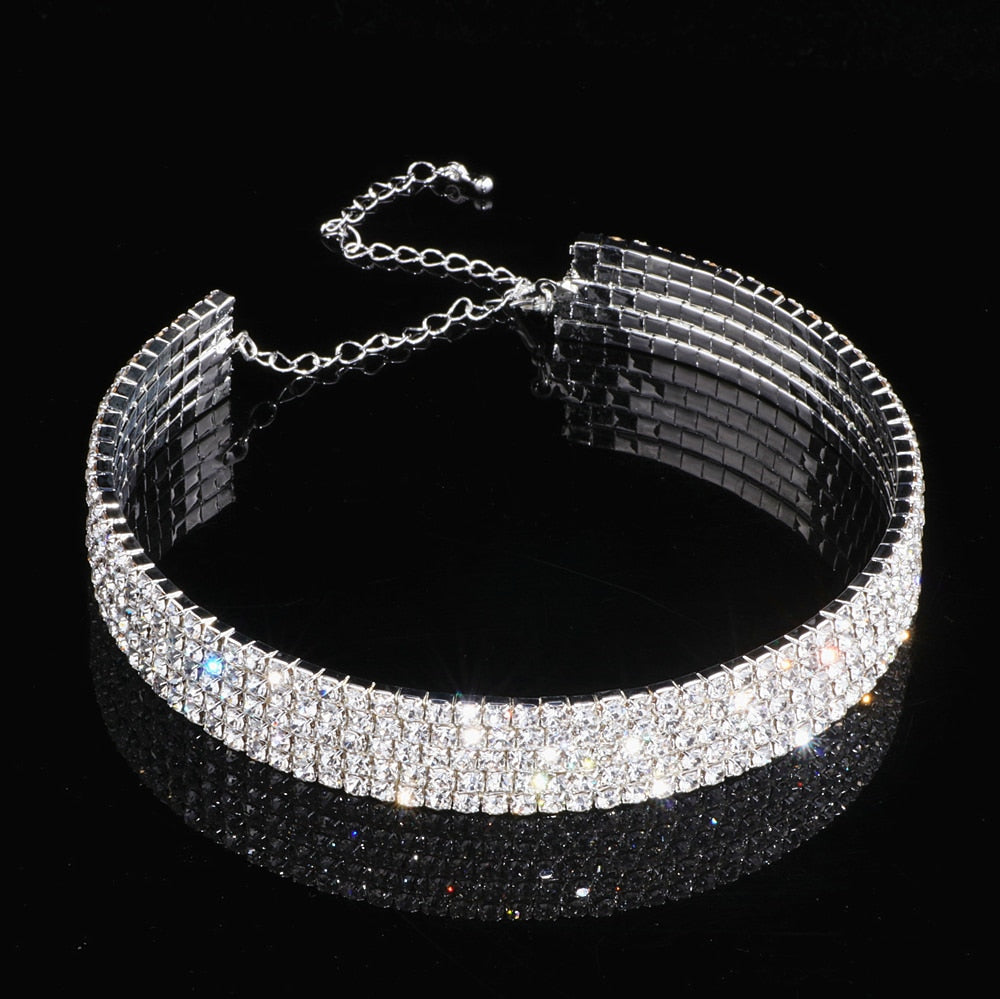 Tassel Crystal Jewelry Set