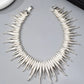 Bold Geometric Chunky Lines Alloy Choker Necklace Fashion Jewelry for Women & Girls a