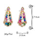 Trendy Vintage Rhinestone Drop Earrings