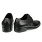 Vintage Crocodile Pattern Genuine Leather Shoes