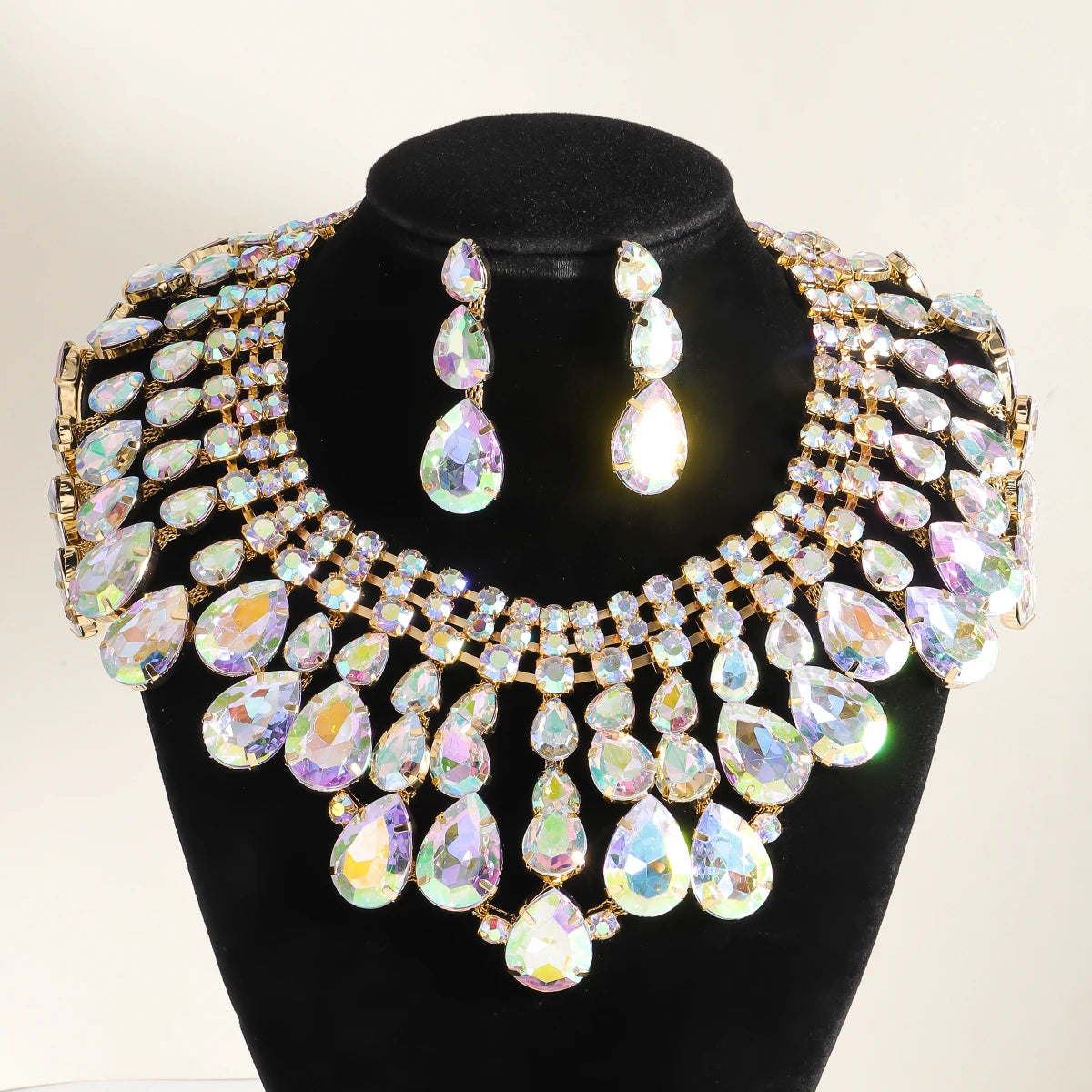 White Vintage Rhinestone Jewelry Accessories