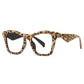 Vintage Square Rivet Spectacles Reading Glasses leopard