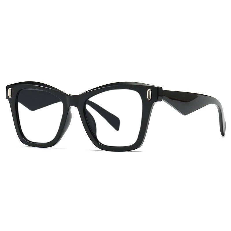 Vintage Square Rivet Spectacles Reading Glasses black