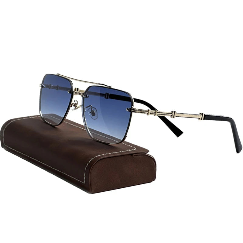 New Vintage Square Sunglasses for Men – Trendy, Stylish & UV-Protected a