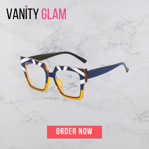 Women Personality Bump Clear Lens Eyewear