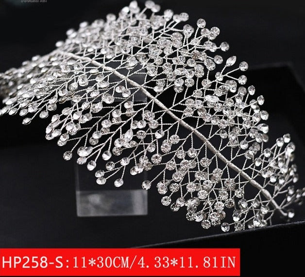 Silver Diamonds Hair Bridal Accessories
