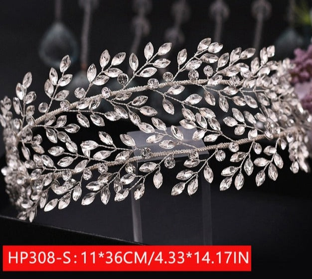 Silver Diamonds Hair Bridal Accessories