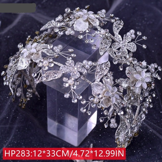 Silver Diamonds Hair Bridal Accessories