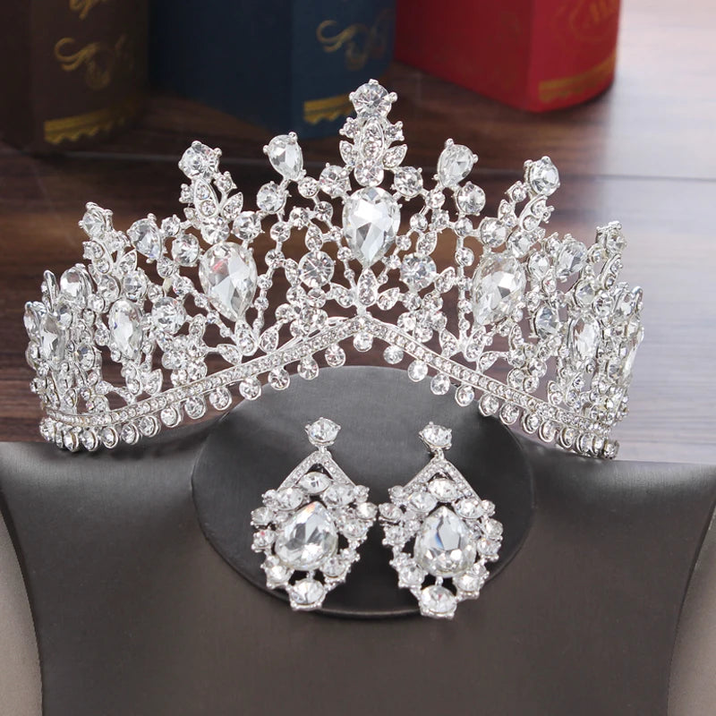 Crystal Water Drop Jewelry Set