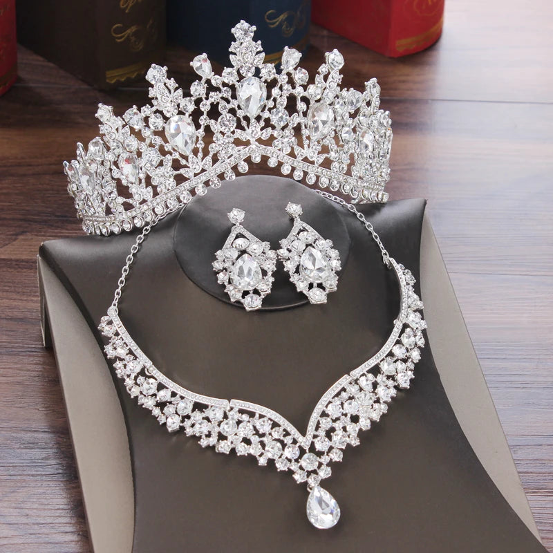 Crystal Water Drop Jewelry Set