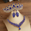 Crystal Water Drop Jewelry Set