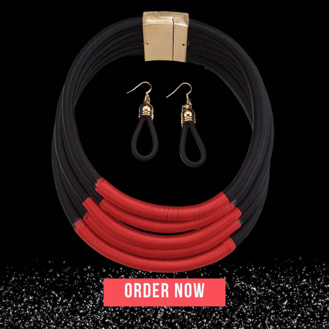 Boho Woven Jewelry Set