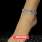 Custom Name Icy  Anklet