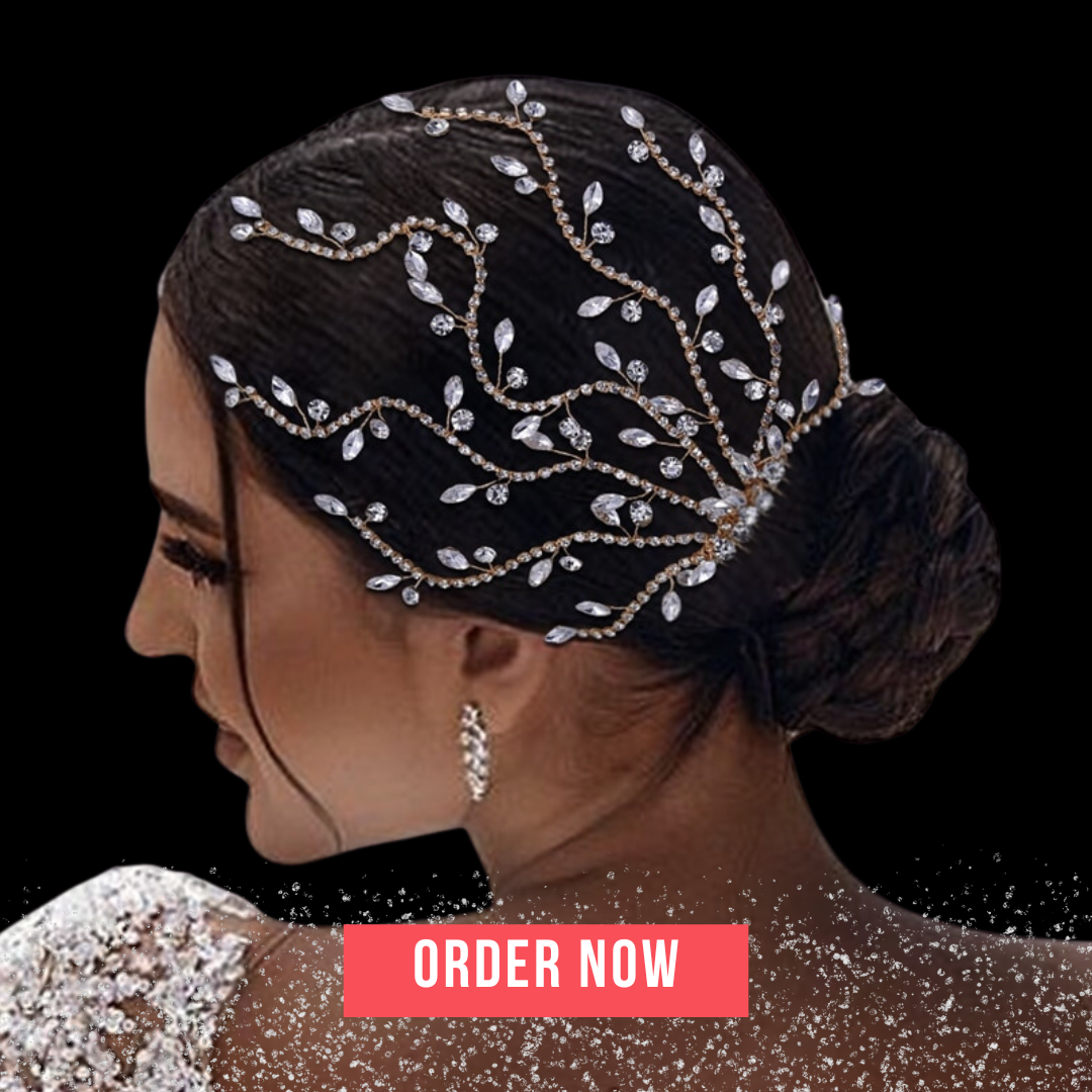 Crystal Wedding Comb Headdress