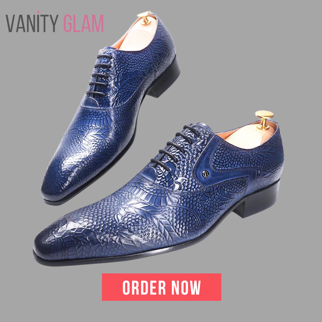 Luxury Printed Leather Shoes