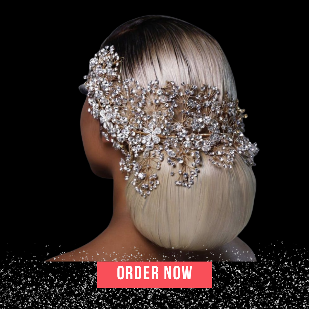 Silver Diamonds Hair Bridal Accessories