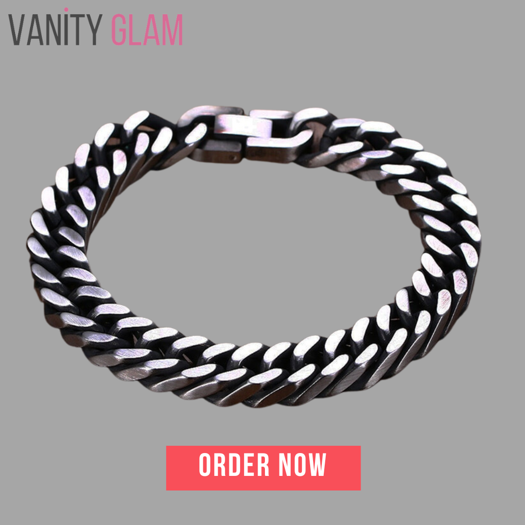 Stainless Steel Cuban Link Bracelet