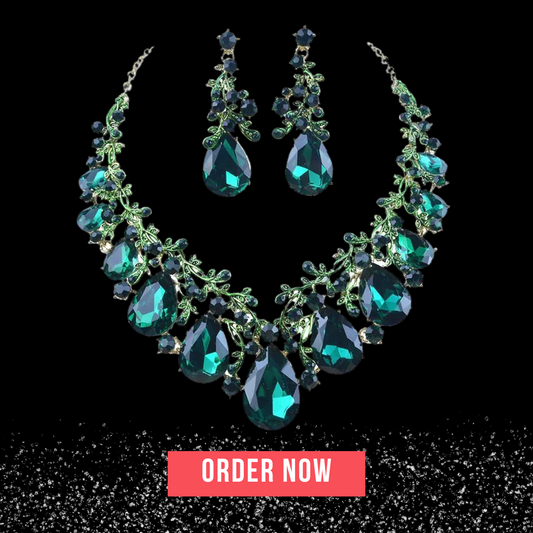 Dazzling Crystal Jewelry Set