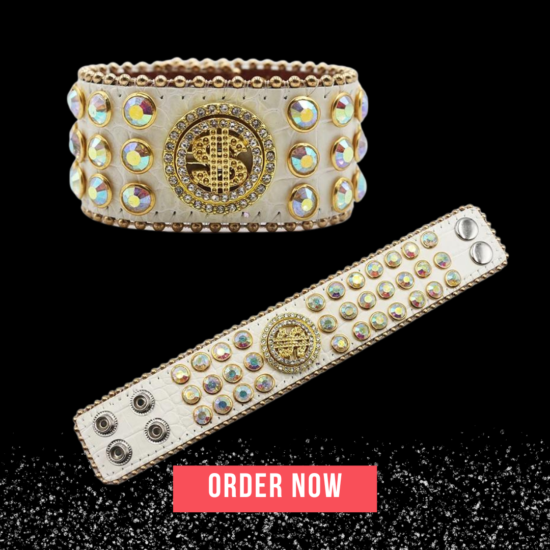 Decompression Rhinestone Bracelet